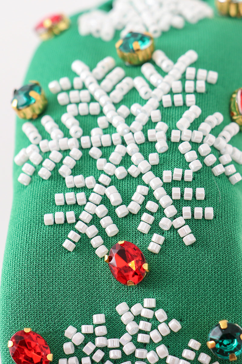 Christmas Embroidered Snowflake Headband
