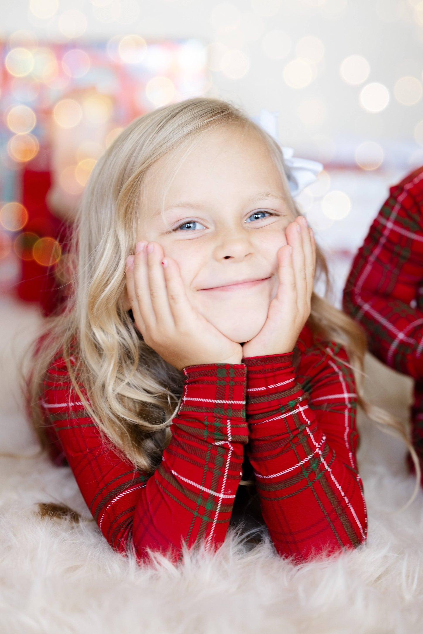 Kids Holly Jolly Plaid Two Piece Pajama Set