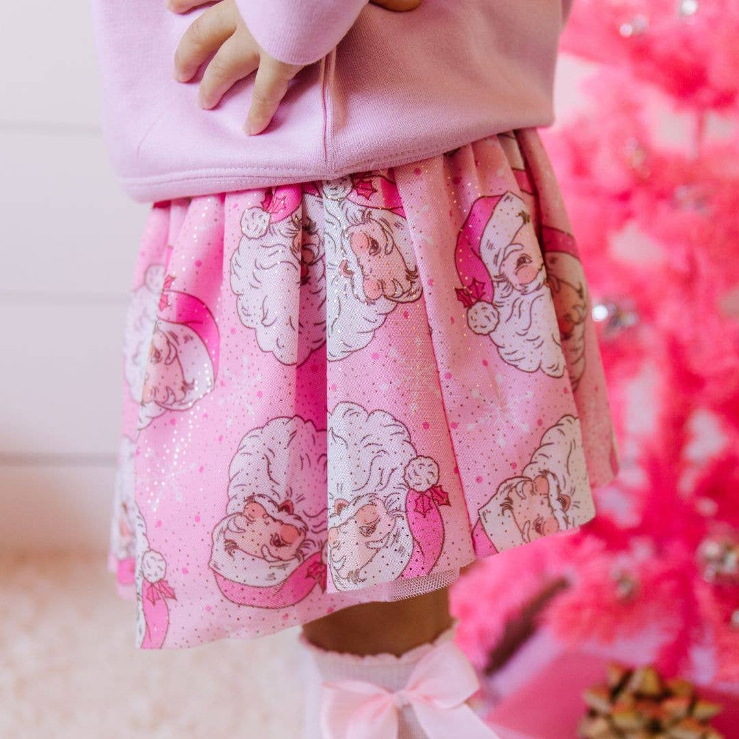 Retro Santa Christmas Tutu Skirt - Dress Up - Kids Clothing: 0-12M