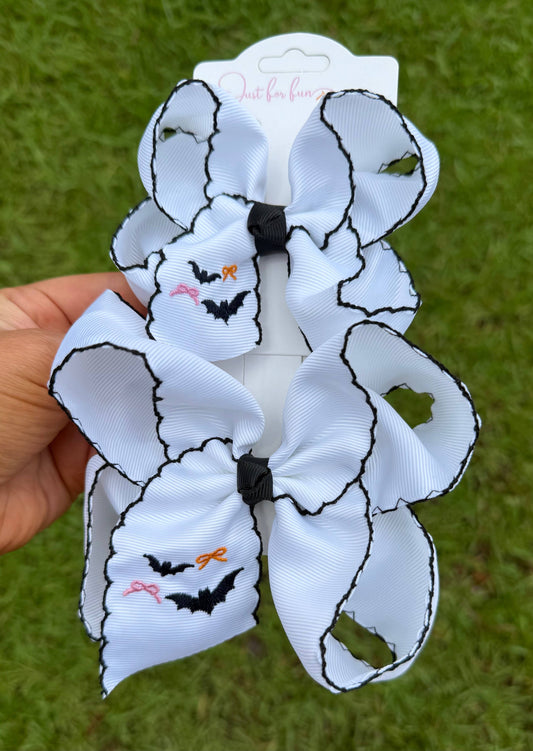 Batty for Bows Girls Hair bow