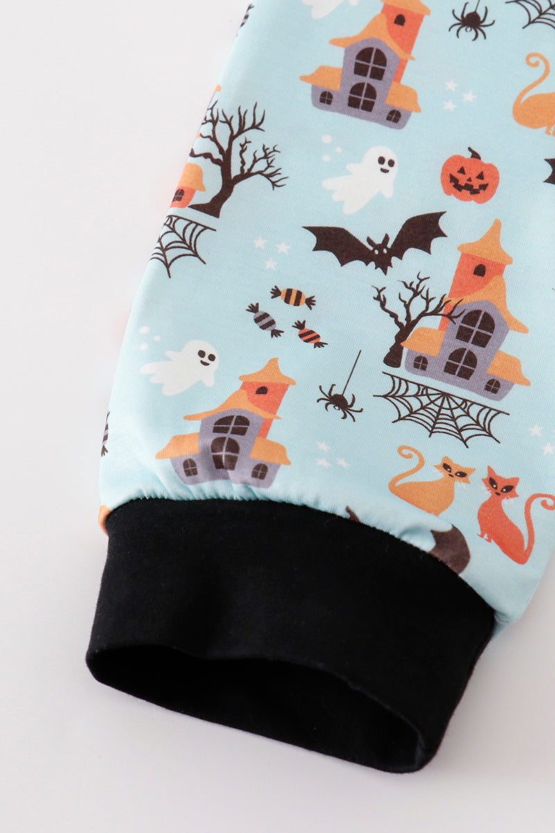 Spooky Castle Boys Halloween Pajamas