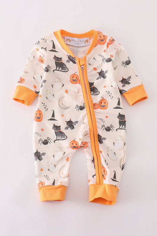 This is Halloween Baby Boy Zipper Pajamas