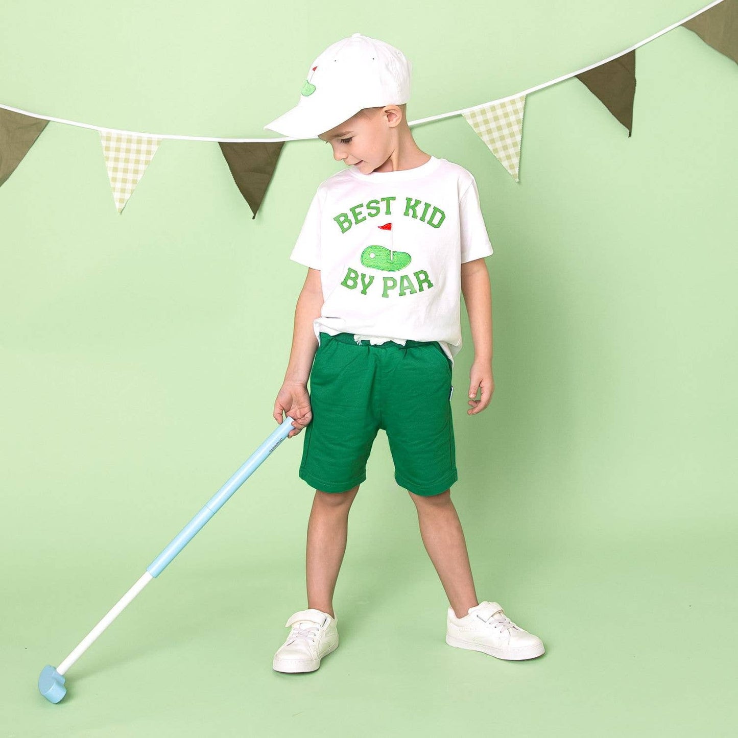 Best Kid By Par Patch Short Sleeve T-Shirt - Boys Clothing: 2T