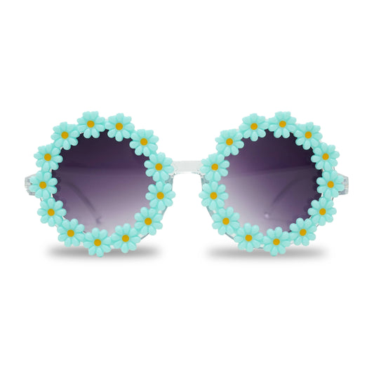 Round Daisy Flower Kids Sunglasses