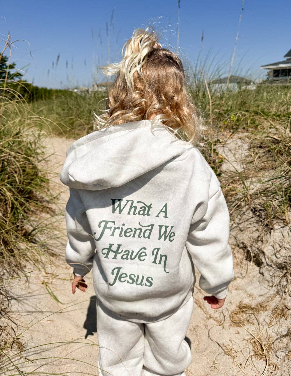 What a Friend in Jesus Floral Camo Kids Hoodie