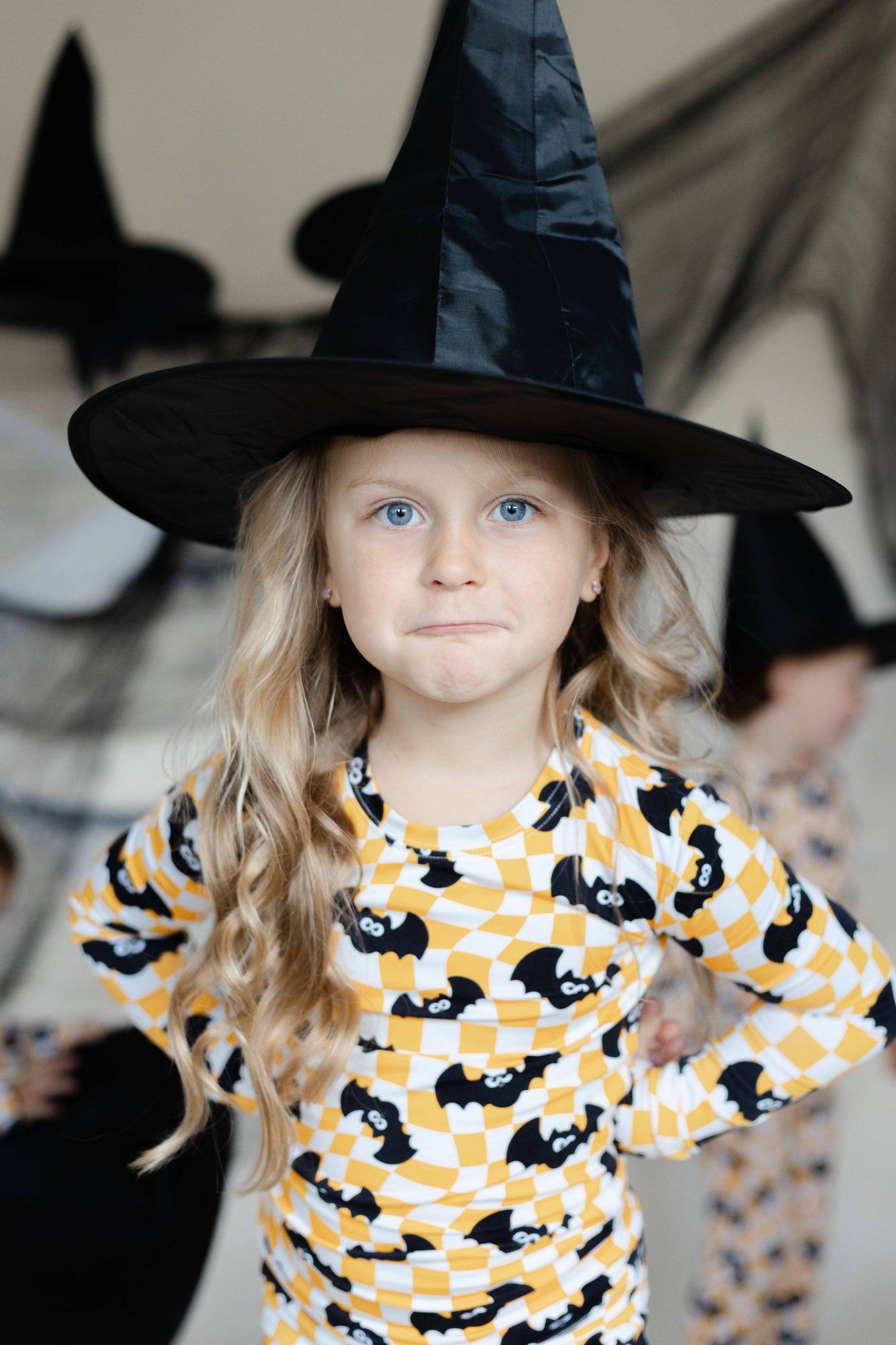 Kids Bewitching Bats Two Piece Pajamas Set