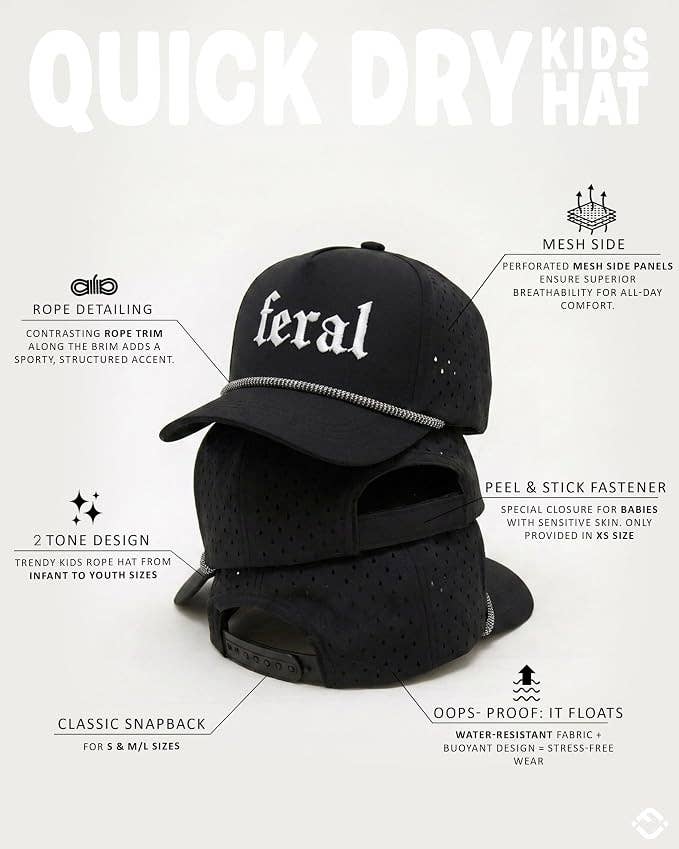 Kid's Feral - Black Hat