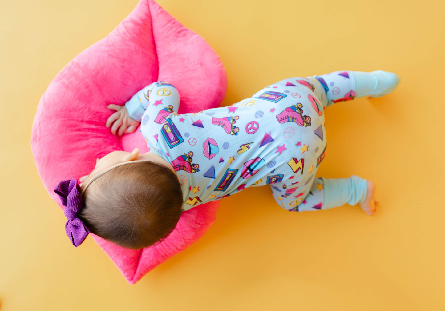 Baby Girl Neon Dreams Convertible Zippy Pajamas