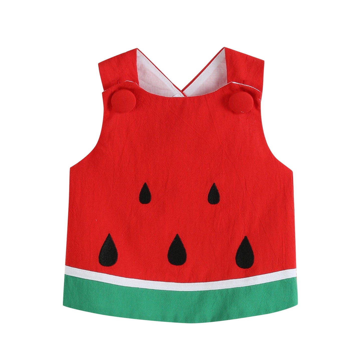 Red and Green Watermelon Bloomer Set
