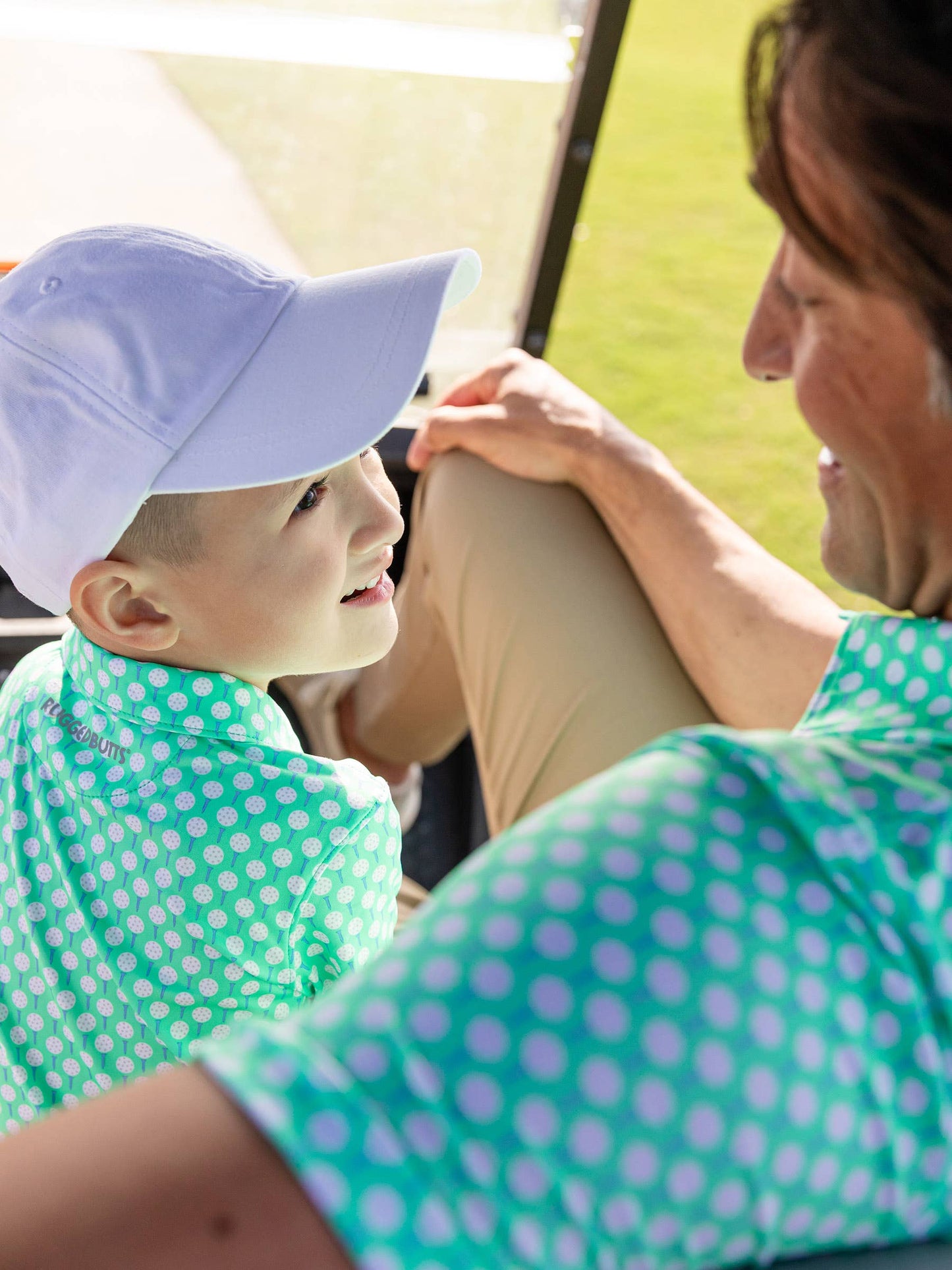 Boys Tiny Tee Time Golf Knit Short Sleeve Performance Polo