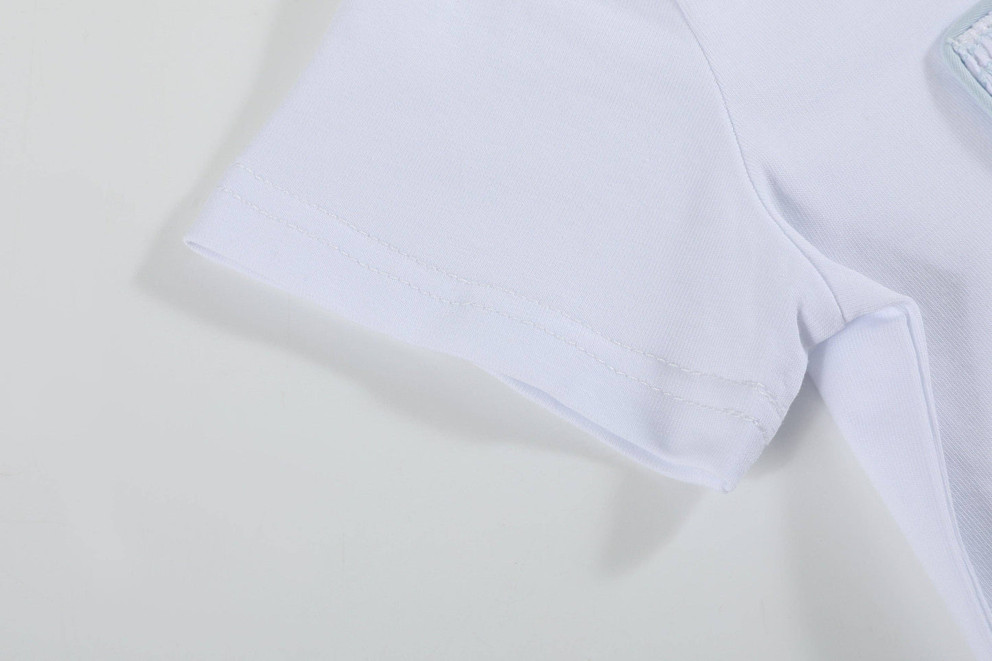 Light Blue Shorts and White Crosses Shirt Boys Set