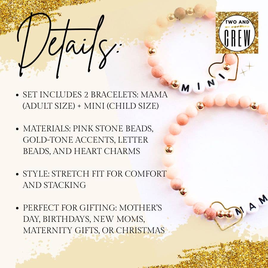 Mama Mini Bracelet Set – Motherhood Jewelry