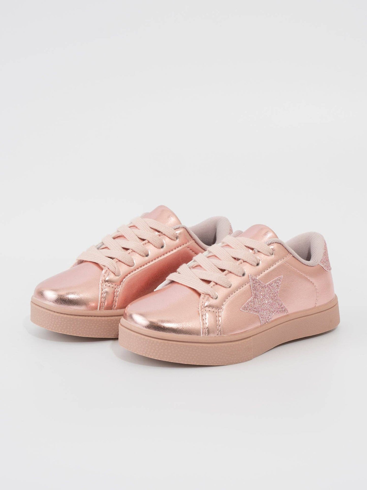 Girls' Sparkle Star Sneaker - Metallic Pink