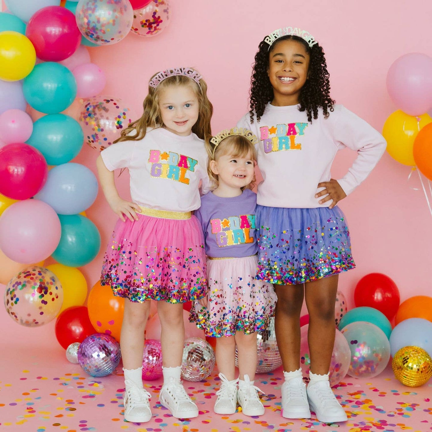 Raspberry Confetti Girls Tutu
