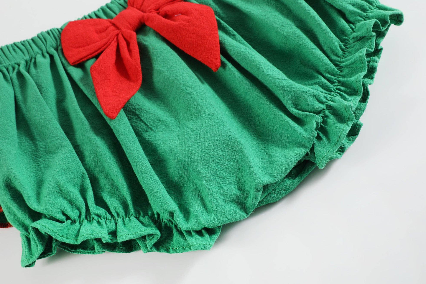 Red and Green Watermelon Bloomer Set