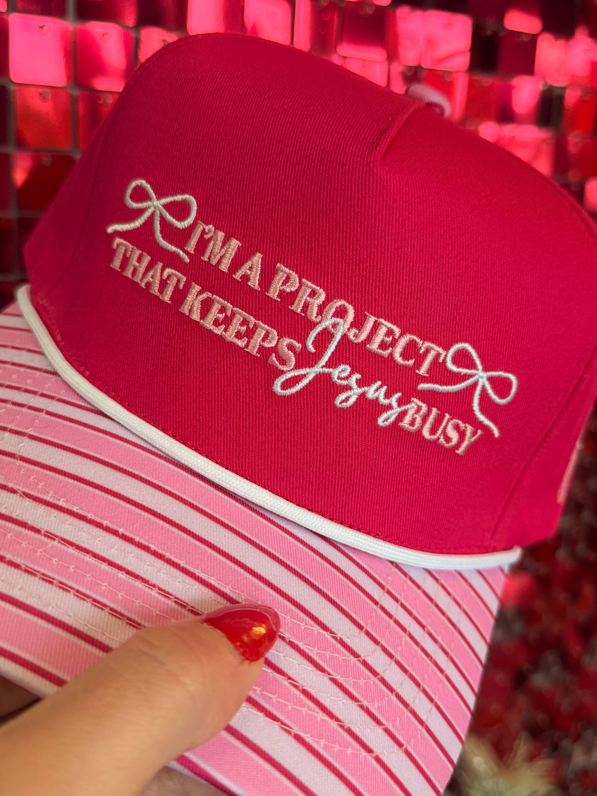Keeping Jesus Busy Trucker Hat