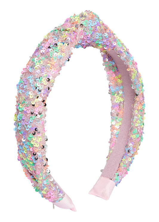 Sequin Girls Headband - Iridescent
