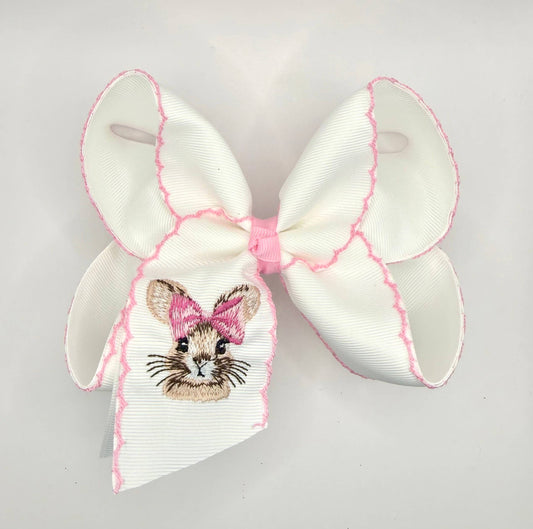 Cottontail Bunny Moonstitch Hairbow