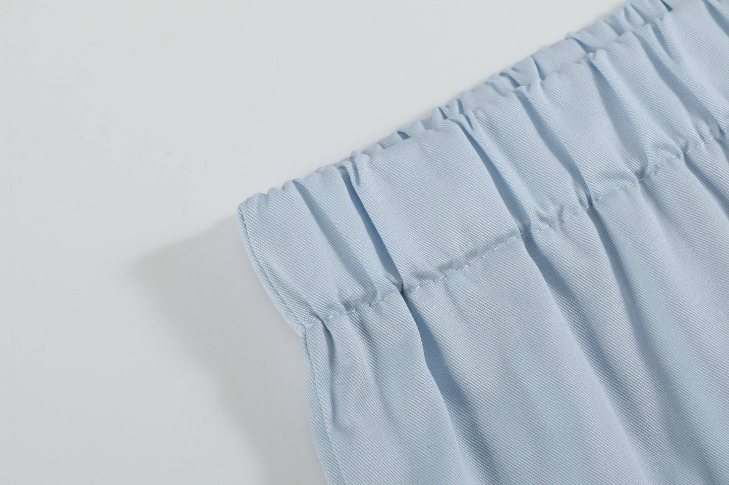 Light Blue Shorts and White Crosses Shirt Boys Set