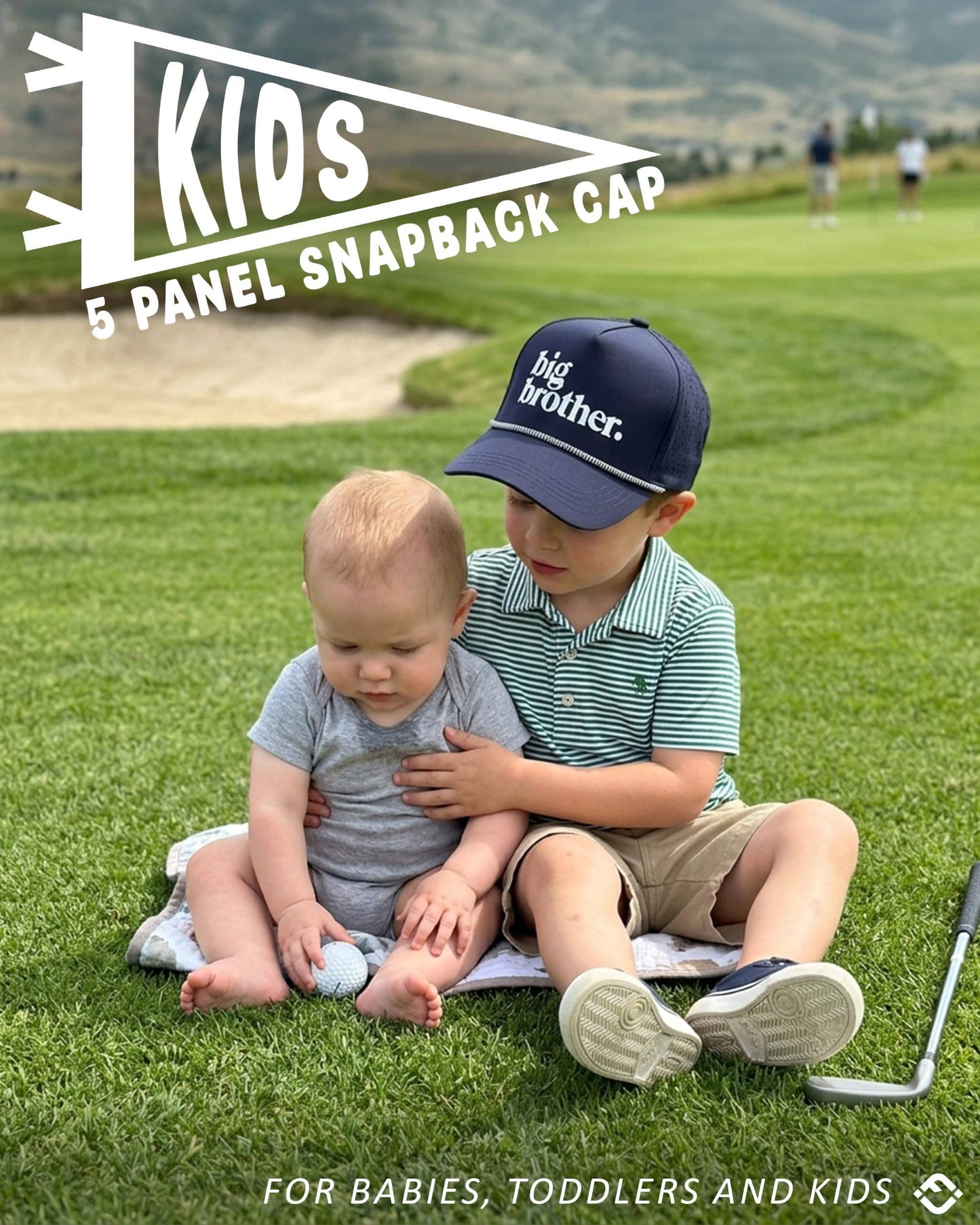 Big Brother White & Navy Hat