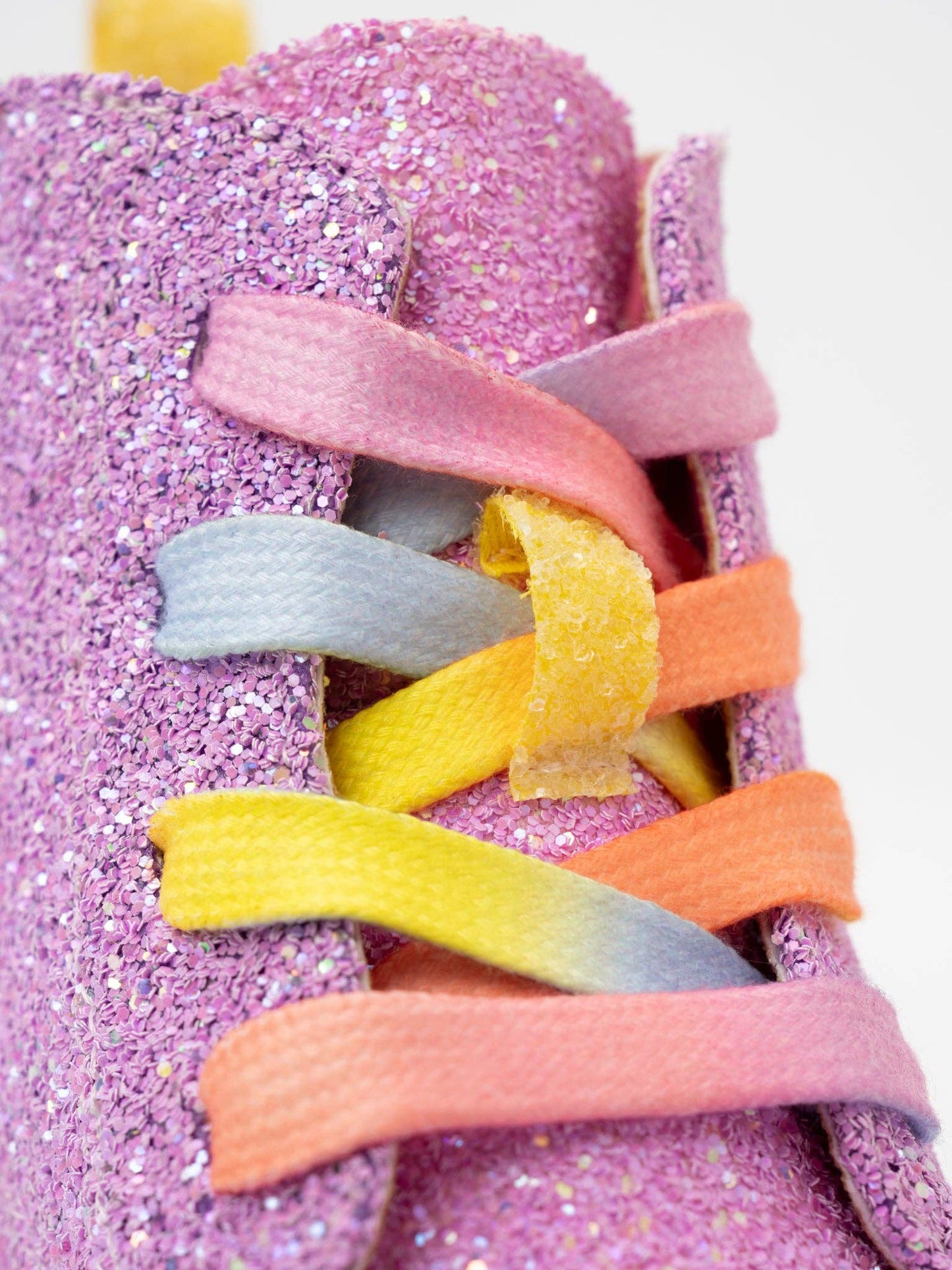 Girls Unicorn Shimmer High Top Boots