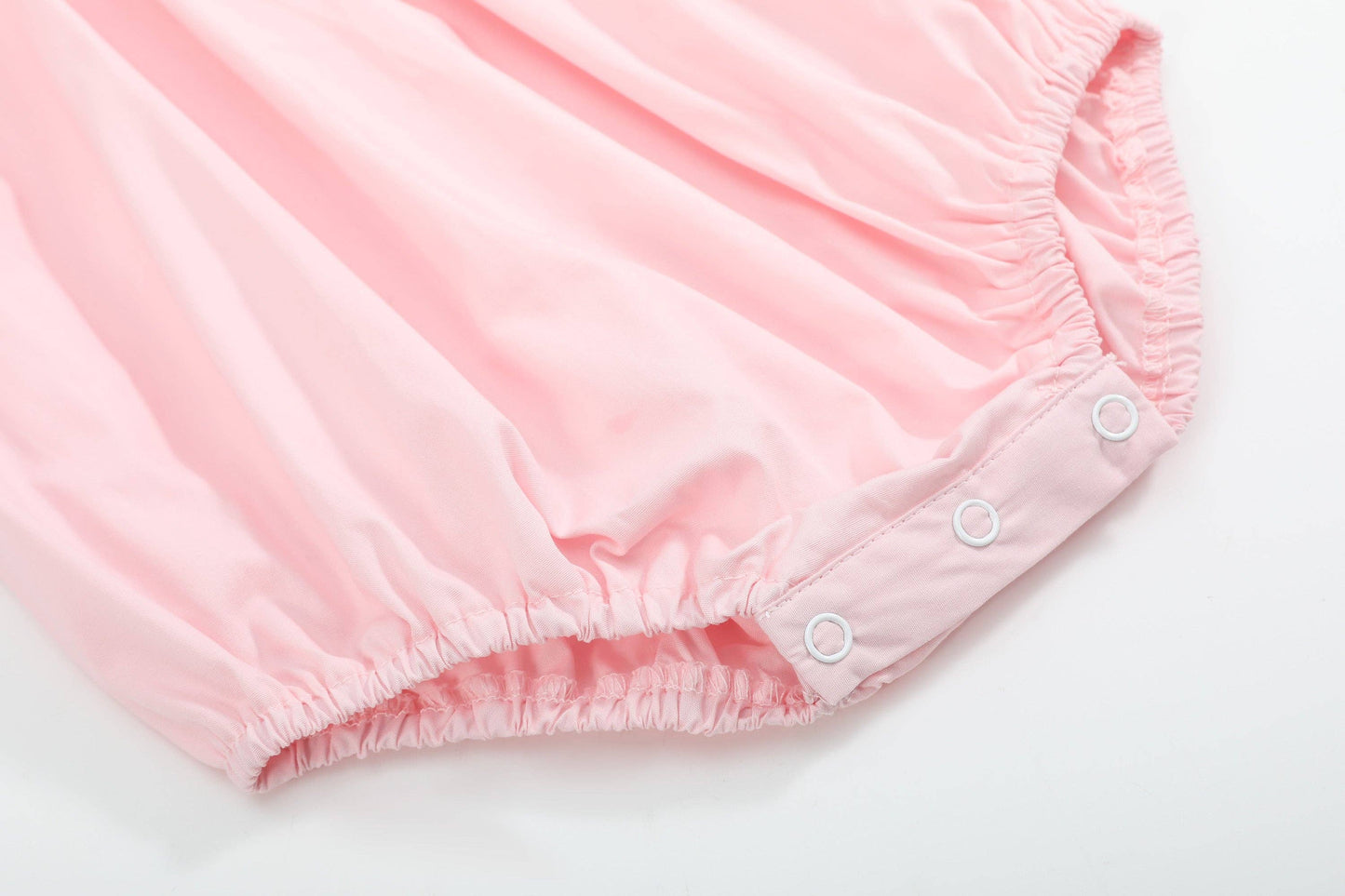 Pink Butterflies Smocked Romper