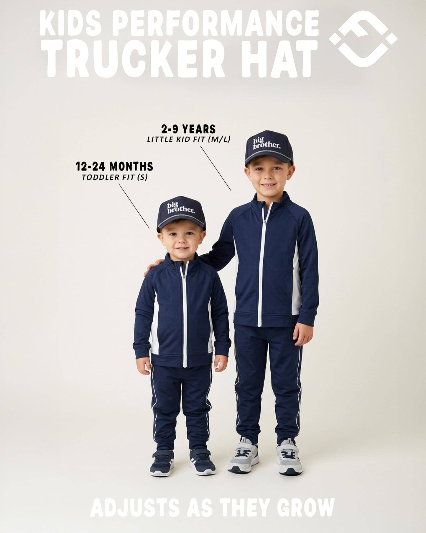 Big Brother White & Navy Hat