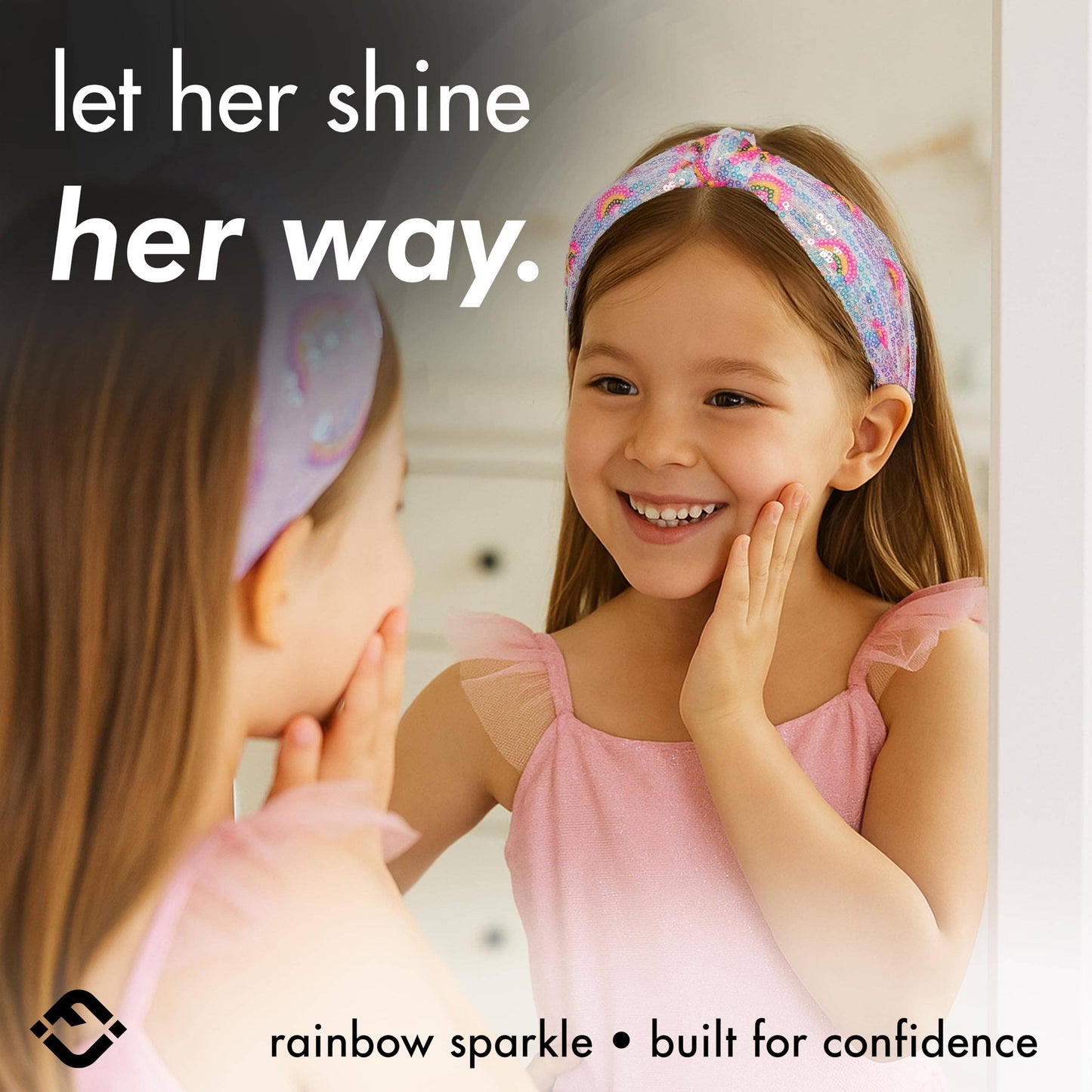Sequin Girls Headband - Iridescent