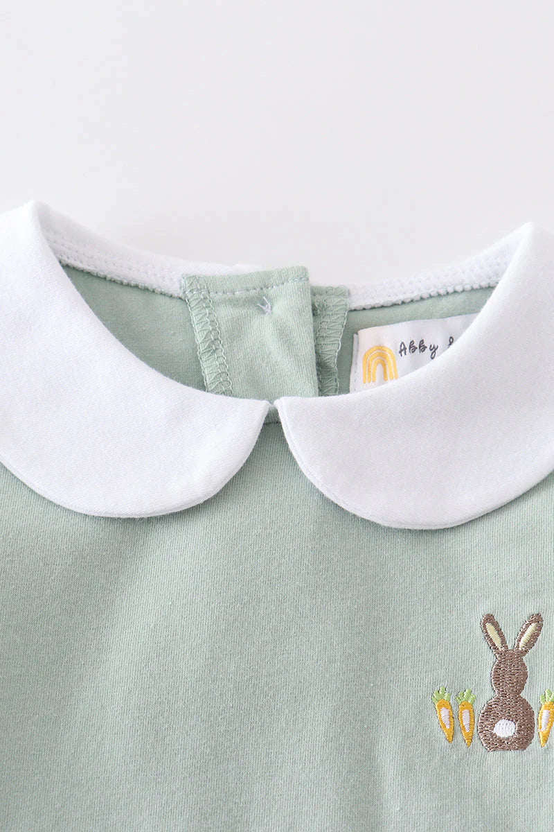 Boys Easter Bunny Embroidery Shirt