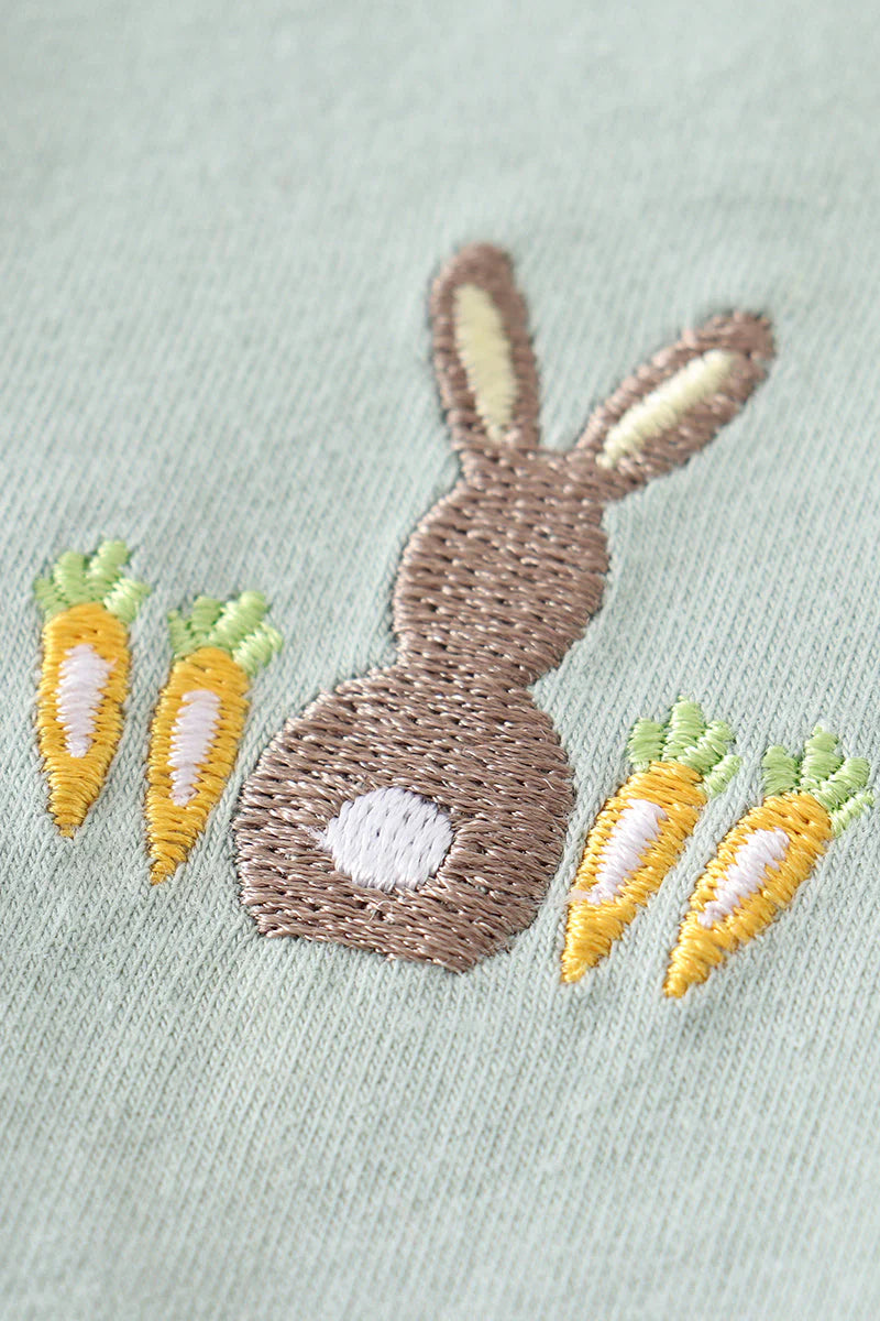 Boys Easter Bunny Embroidery Shirt