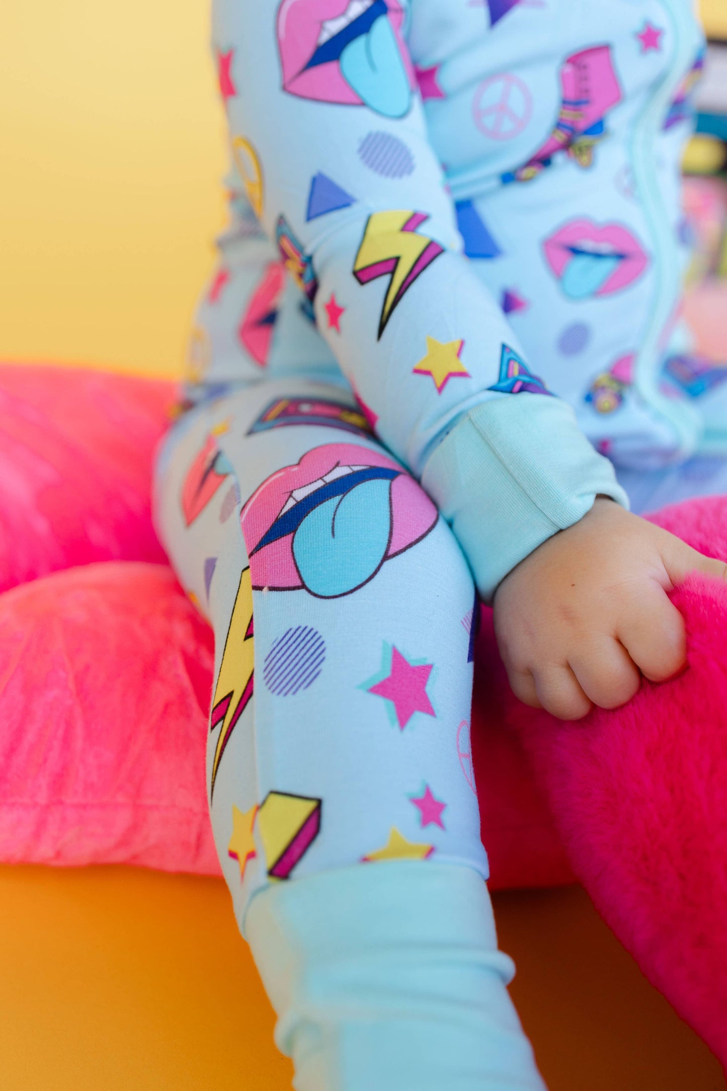 Baby Girl Neon Dreams Convertible Zippy Pajamas