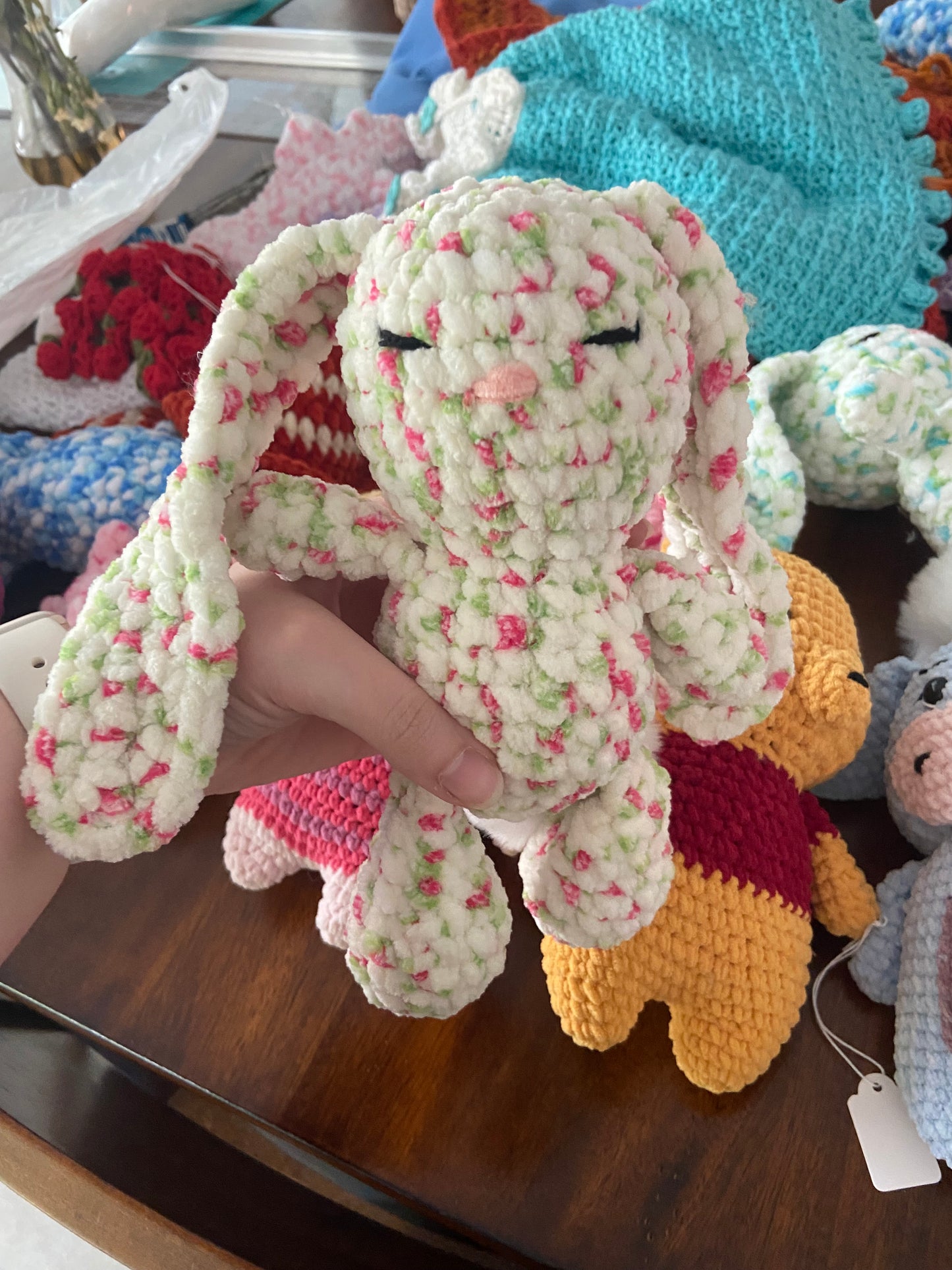 Crocheted Baby Bunny Stuffie