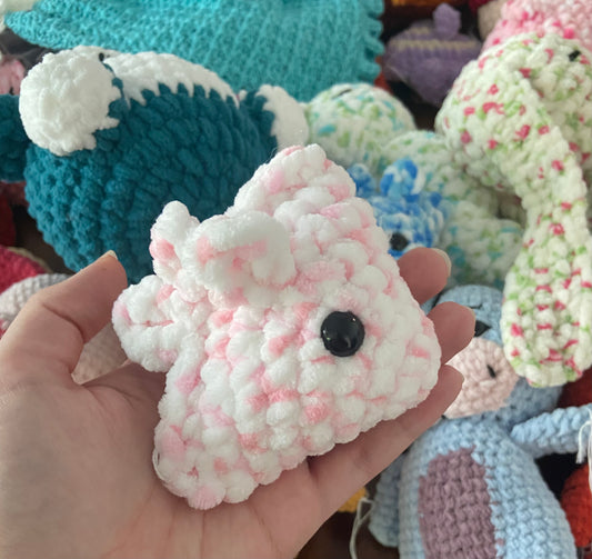 Small Multicolored Crocheted Fish Stuffie