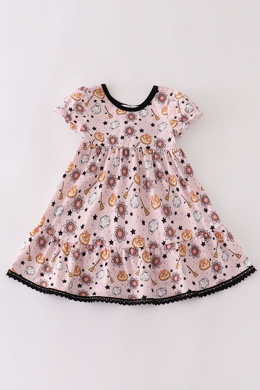 Groovy Ghost Girls Halloween Dress