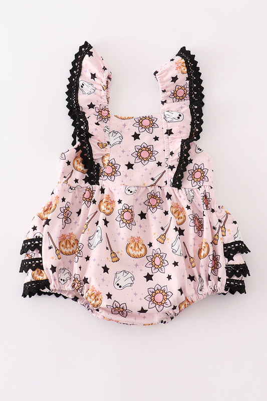 Groovy Ghost Girls Bubble Romper