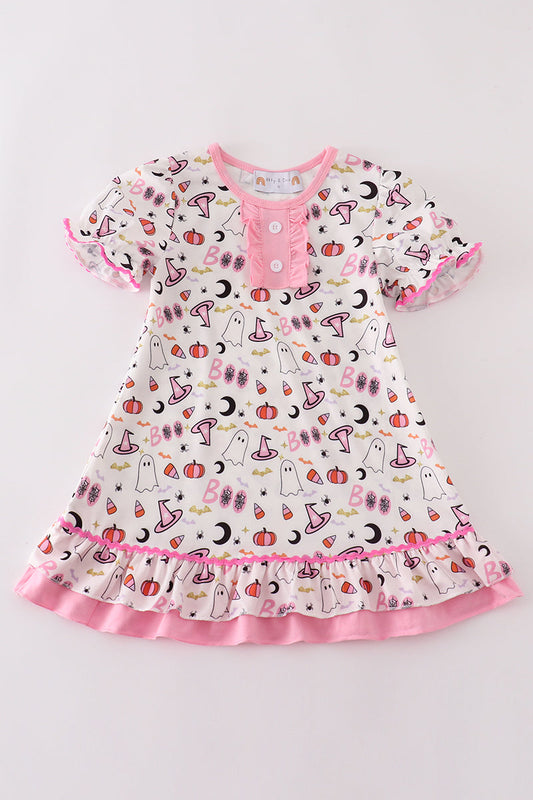 Boo Halloween Princess Dress