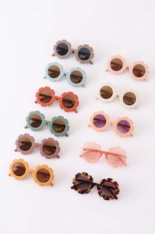 Retro Floral Toddler & Kids UV400 Sunglasses