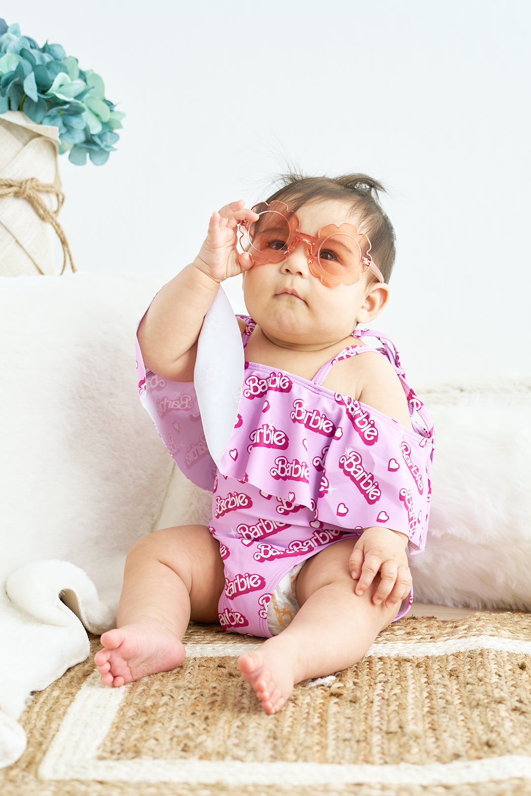 Retro Floral Toddler & Kids UV400 Sunglasses