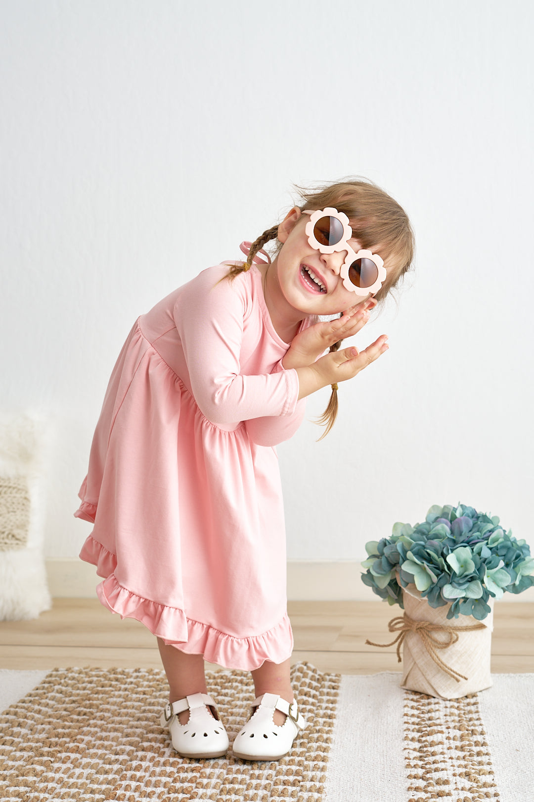 Retro Floral Toddler & Kids UV400 Sunglasses