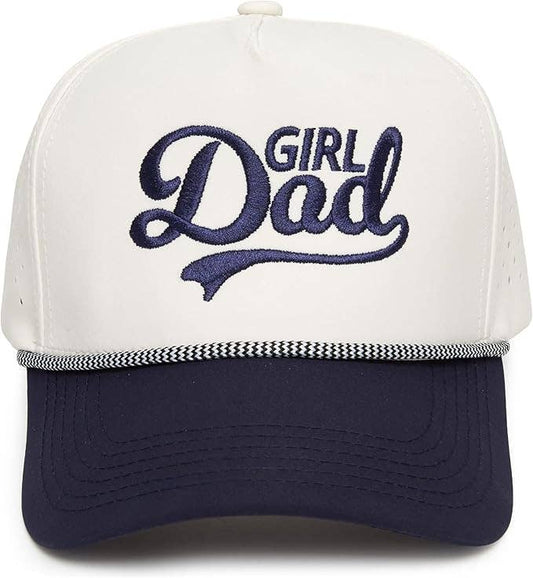 Girl Dad - Navy/Beige- Rope Cap