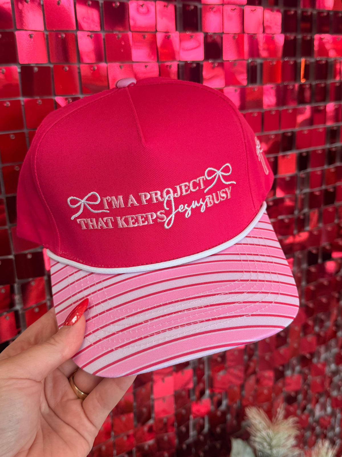 Keeping Jesus Busy Trucker Hat