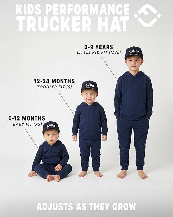 Boy's Hat - Bubs - Navy: Youth