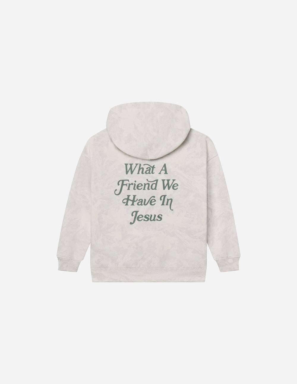 What a Friend in Jesus Floral Camo Kids Hoodie