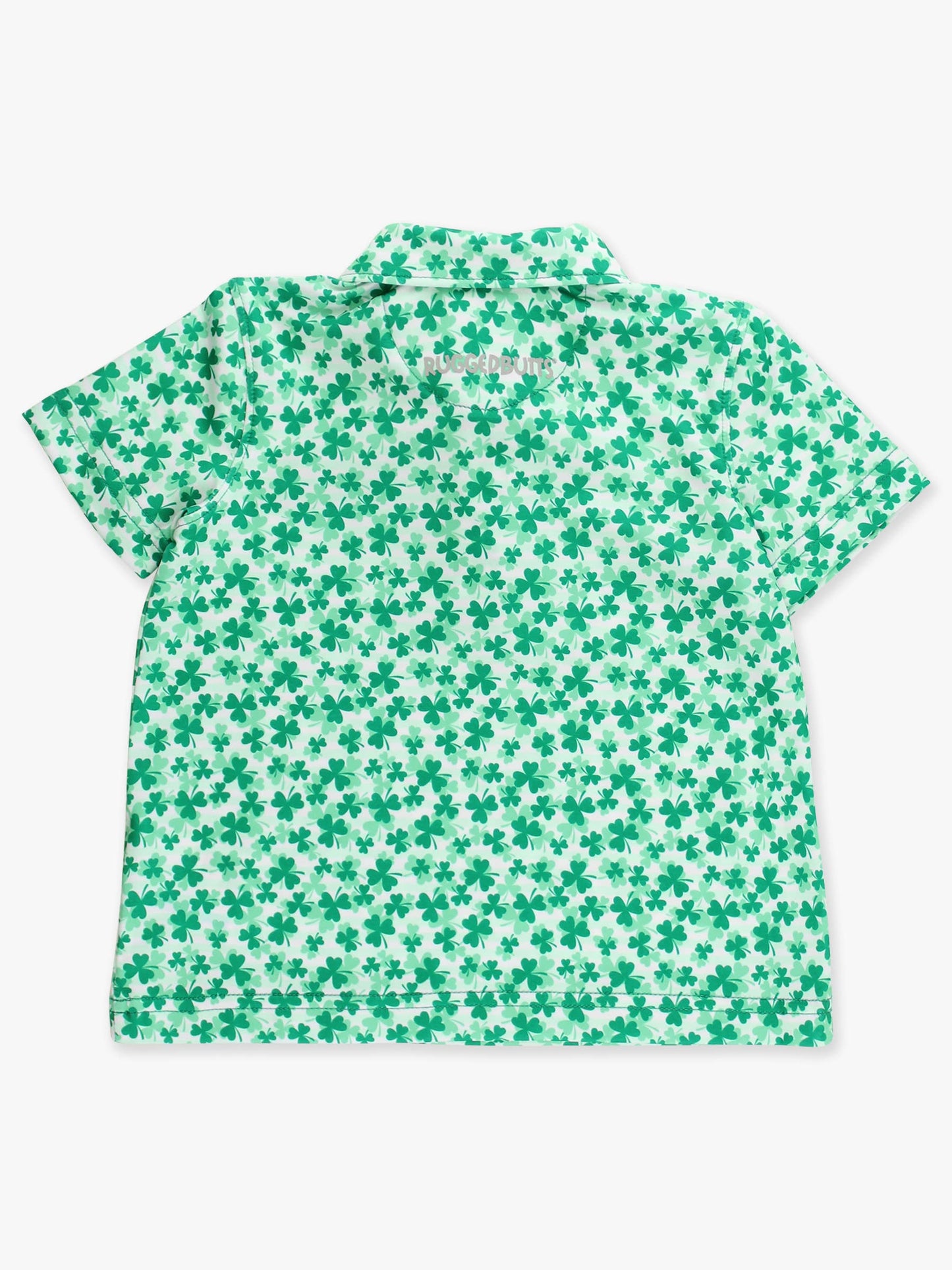 Boys Tiny Clover Field Short Sleeve Performance Polo
