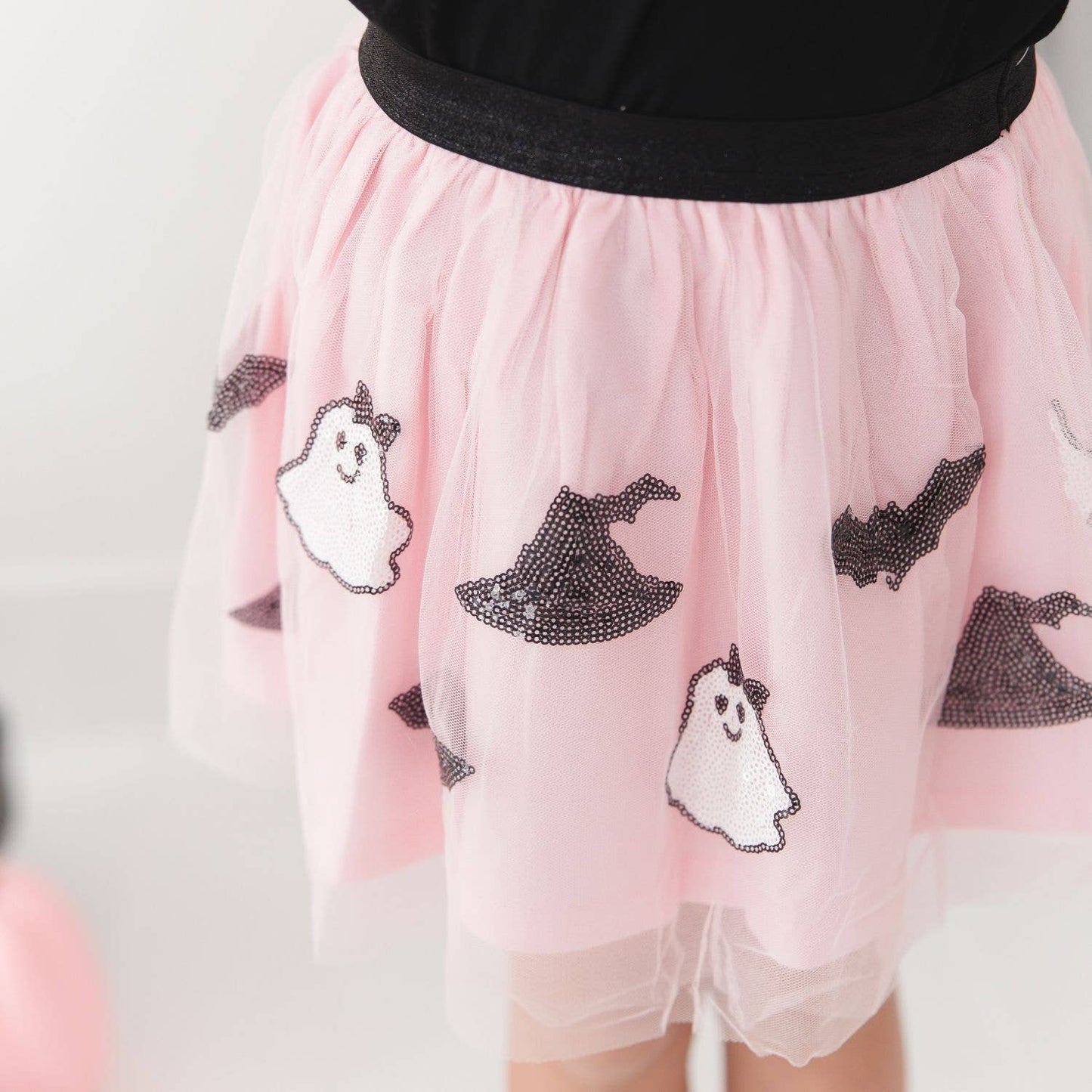 Spooky Babe Sequin Halloween Tutu Skirt - Kids Clothing: 0-12M