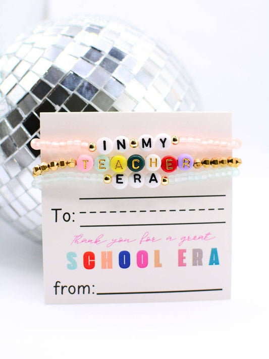 In My Teacher Era Bracelet Set