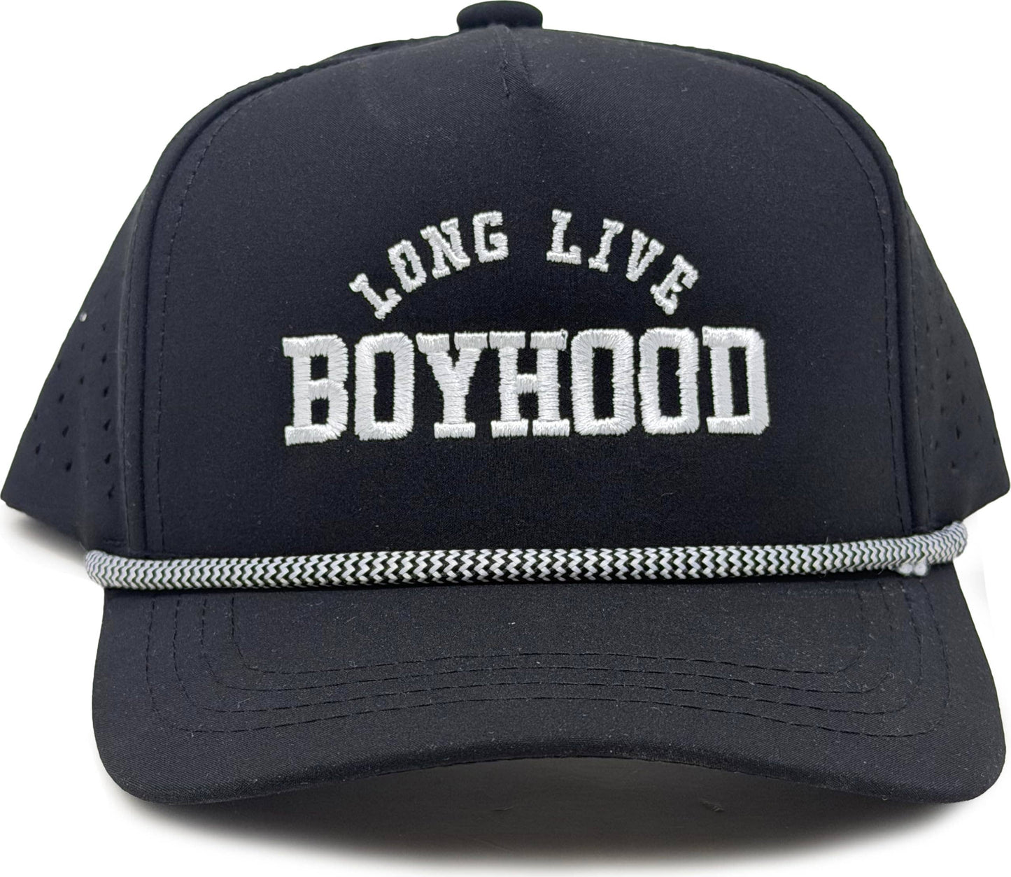 Boy's Hat - Long Live Boyhood - Black: Youth