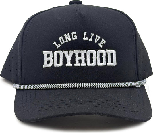 Boy's Hat - Long Live Boyhood - Black: Youth