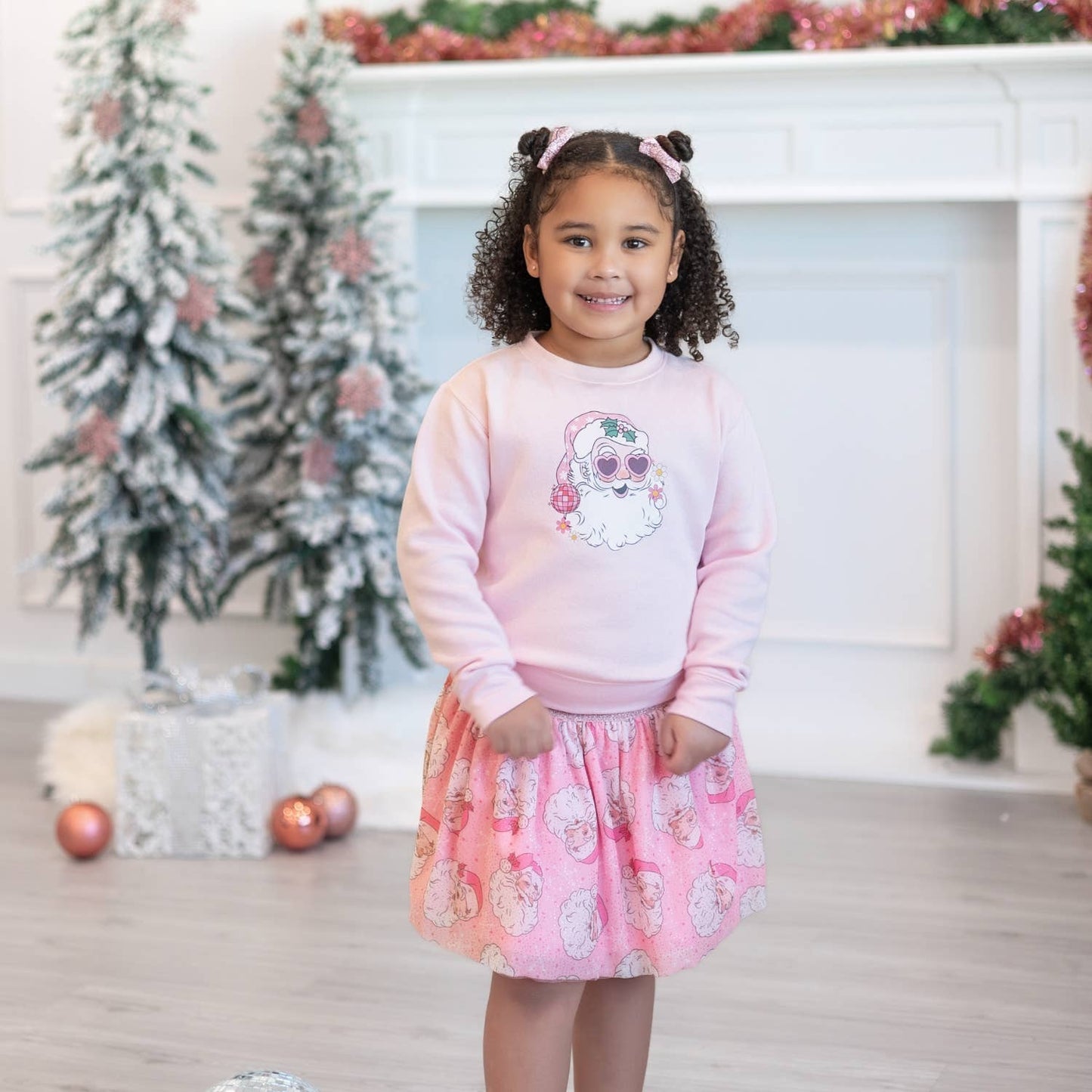Retro Santa Christmas Tutu Skirt - Dress Up - Kids Clothing: 0-12M