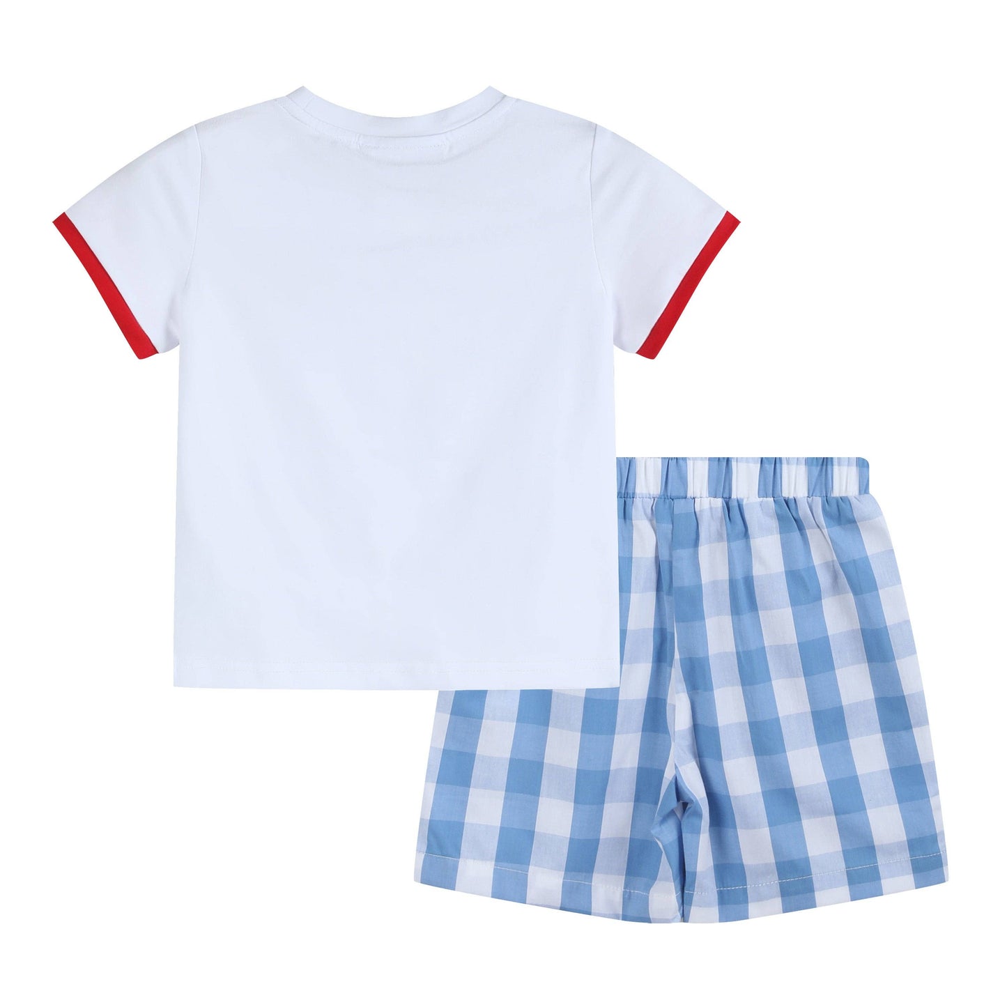 Red, White and Blue Shirt and Shorts Boys Set